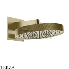 Gessi Inverso RIGATO Верхняя душевая лейка с кронштейном 63549-727, Brass Br. PVD