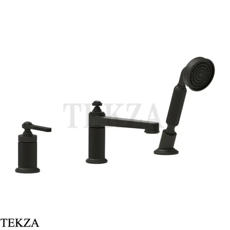 Gessi VENTI20 Смеситель на борт ванны, с гарнитуром 65037-187, Aged Bronze