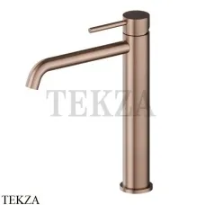 Newform X-Steel 316 Смеситель для раковины средний, без гарнитура 69614X.59.067, PVD Brushed copper bronze
