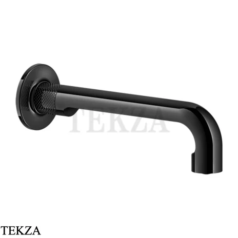 Gessi INCISO Излив для раковины настенный средней длины 58100-706, Black Metal PVD