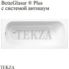 BETTE BETTEFORM Встраиваемая прямоугольная ванна 2945-000 PLUS AD, сталь, антишум, BetteGlasur ® Plus, белый глянец