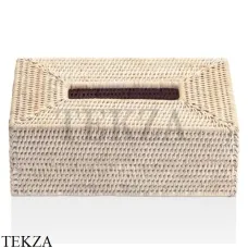 Decor Walther BASKET Диспенсер для салфеток 0922891, ротанг светлый