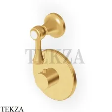 Zucchetti Agora Термостат для душа, на 2-3 выхода, внешняя часть ZAL646.C41, brushed gold