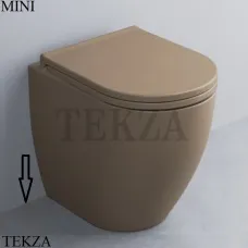 Cielo Smile MINI Унитаз напольный слив в пол, сиденье микролифт SMVASR AN, Arenaria