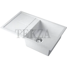 Omoikiri Sumi 79 Кухонная мойка Tetogranit прямоугольная с крылом 4993665 белый