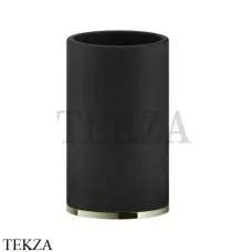 Gessi INCISO accessories Стакан настольный, композит черный 58532-720, Nickel PVD