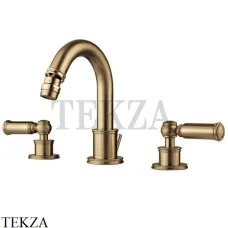 Bossini LIBERTY Смеситель для биде, с донным клапаном Z001402.022, бронза classic