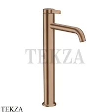 Axor ONE Смеситель для раковины 260, с донным клапаном 48002310, Brushed Red Gold