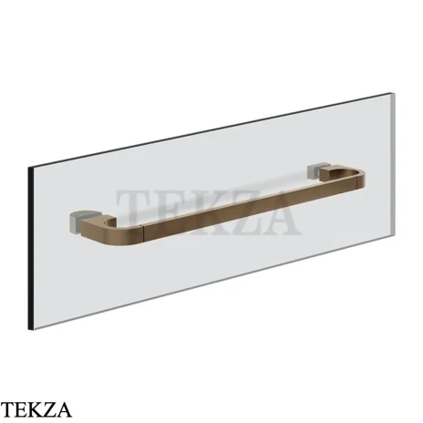 Gessi Perle Полотенцедержатель для крепления на стекло, 30 см 74911-761, бронза Coffee