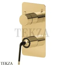 Newform O’RAMA Смеситель для душа, 2 потока, внешняя часть 68473E.61.020, PVD Glossy Gold Newform O’RAMA Смеситель для душа, 2 потока, внешняя часть 68473E.61.020, PVD Glossy Gold