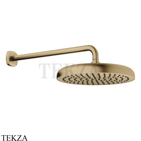 Dornbracht COYA Верхний душ D300 с настенным креплением 28677404-39, Dark Brass сатинированный