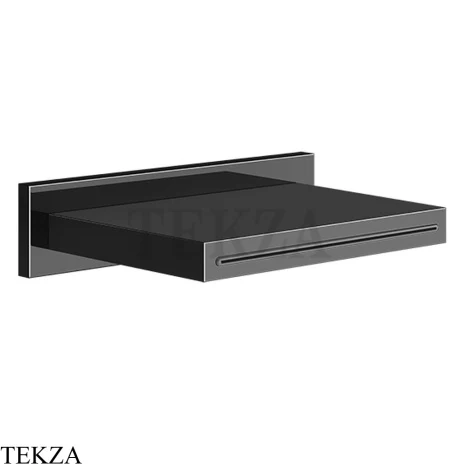 Gessi CASCATA Каскадный излив настенный 20293-706, Black Metal PVD