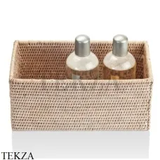 Decor Walther BASKET Бокс для ванных принадлежностей 0922691, ротанг светлый