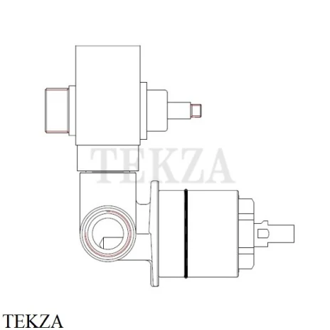 Nicolazzi Внутрення часть, назначение-смеситель для душа C3796/11