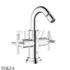 Kludi NOVA FONTE Classic Смеситель для биде, с донным клапаном 203130520, хром глянец