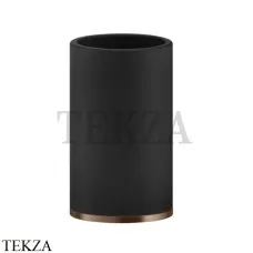 Gessi INCISO accessories Стакан настольный, композит черный 58532-708, Copper Brushed