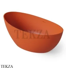 Dea Design Elegant Ванна отдельностоящая овальная 160x80 Solid Surface DD8643 1600 7, Orange №7