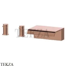 Newform Cascate Смеситель на борт ванны каскад 70032.59.067, PVD Brushed copper bronze