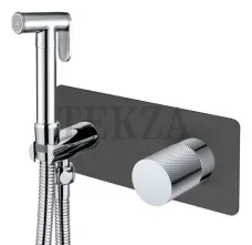 Boheme Stick Гигиенический душ со смесителем Stick 127-BCR.2 Black TOUCH Chrome