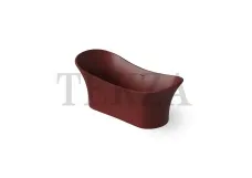 Dea Design Ванна отдельностоящая 175x75 см DD8614 1750 17 ,  Red Wine №17