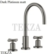 Dornbracht TARA Смеситель для умывальника, с донны клапаном 20713892-99, Dark Platinum matt