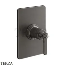 Gessi VENTI20 Смеситель для душа, 1 поток, внешняя часть 65061-707, Black Metal Brushed