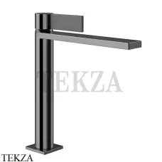 Gessi Inverso Diamantato Смеситель для раковины средний, без гарнитуры 73606-706, Black Metal