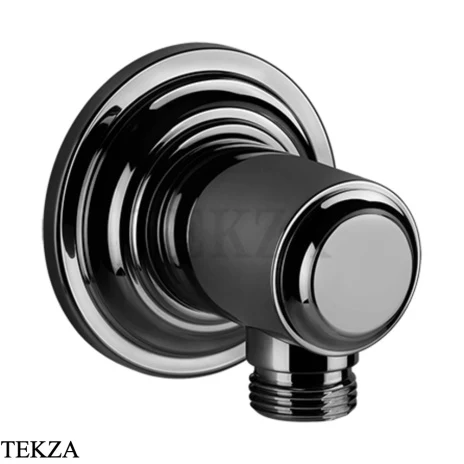 Gessi VENTI20 Вывод воды для душевого шланга 65169-706, Black Metal PVD