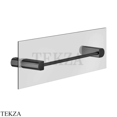 Gessi RILIEVO Полотенцедержатель для крепления на стекло, 30 см 59562-706, Black Metal PVD