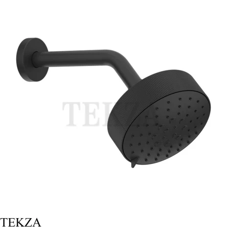 Gessi INGRANAGGIO Верхняя лейка D12,9 с кронштейном из стены, 63556-299, Black XL