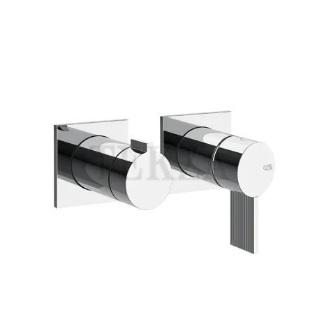 Gessi Inverso RIGATO Смеситель для душа, 2 потока, внешняя часть 73538-031, хром глянец