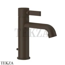 Gessi INCISO Смеситель для раковины низкий, с донным клапаном 58001-845, Dark Bronze