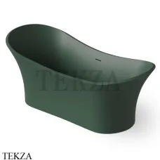 Dea Design Elegant Ванна отдельностоящая овальная 175x75 Solid Surface DD8614 1750 11, Dark Green №11