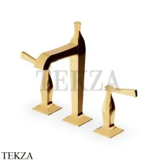 Zucchetti Bellagio Смеситель для раковины высокий, с донным клапаном ZB2426.C40, золото глянец