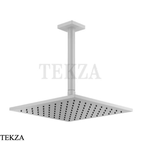 Gessi RILIEVO Потолочная душевая лейка с кронштейном 59155-279, White CN
