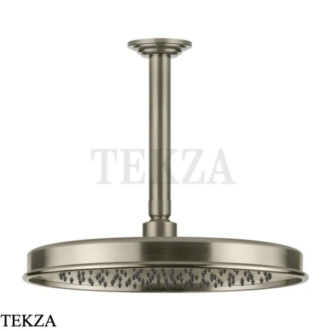 Gessi VENTI20 Верхний душ 300 с потолочным креплением под размер 65155-149, Finox Brushed Nickel