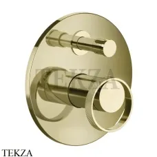 Gessi ANELLO Смеситель для душа круглый, на 2 потока 63377-710, Brass PVD Gessi ANELLO Смеситель для душа круглый, на 2 потока 63377-710, Brass PVD