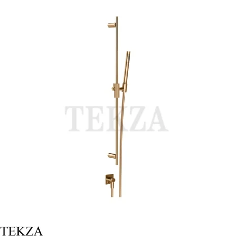 Gessi Inverso RIGATO Душевой комплект с гарнитуром и выводом 73541-735, Warm Bronze PVD