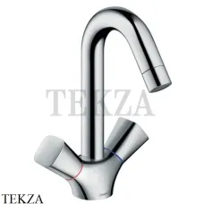 Hansgrohe Logis Смеситель для раковины, без сливного гарнитура 71221000, хром глянец