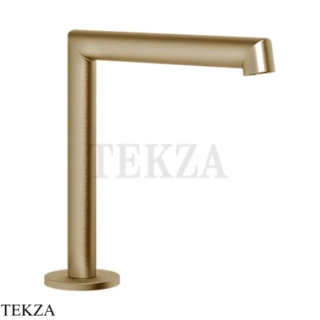Gessi Ingranaggio-Anello Излив для раковины на столешницу, средний 63321-726, Warm Steel Br. PVD