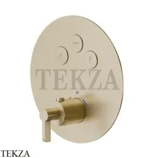 Newform Blink Chic Термостат для душа 3 потока, внешняя часть 70455E.59.098, PVD Br. Pale Gold Newform Blink Chic Термостат для душа 3 потока, внешняя часть 70455E.59.098, PVD Br. Pale Gold