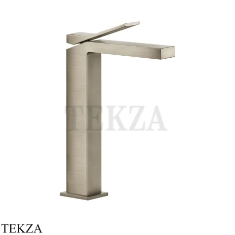 Gessi RETTANGOLO K Смеситель для раковины, без донного клапана 53006-149, Finox Brushed Nickel