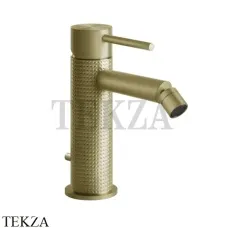 Gessi 316 CESELLO Смеситель для биде, с донным клапаном 54407-727, Brushed Brass