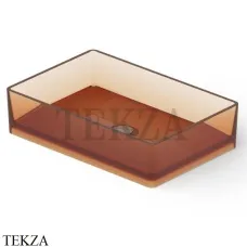Dea Design Washbasins Раковина настольная 60х40 Glasstech DD9009 600 R1, Sunset R1