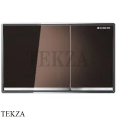 Geberit Sigma60 Клавиша смыва, стекло 115.640.SQ.1, цвет умбра