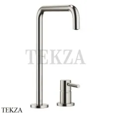 Dornbracht Meta Square Смеситель для кухни на два отверстия 32815861-06, платина матовая