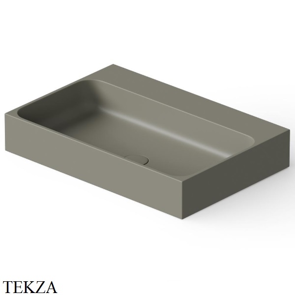 Dea Design Washbasins Раковина настольная квадратная 41х41 Solid Surface DD9083 410 4, Light Grey №4