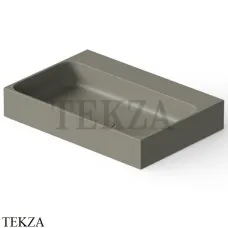 Dea Design Washbasins Раковина настольная квадратная 41х41 Solid Surface DD9083 410 4, Light Grey №4