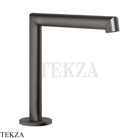Gessi Ingranaggio-Anello Излив для раковины на столешницу, средний 63321-707, Black Metal Brushed PVD