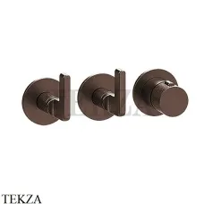Gessi INCISO SHOWER Термостатический смеситель, 2 потока, внешняя часть 58334-845, Dark Bronze